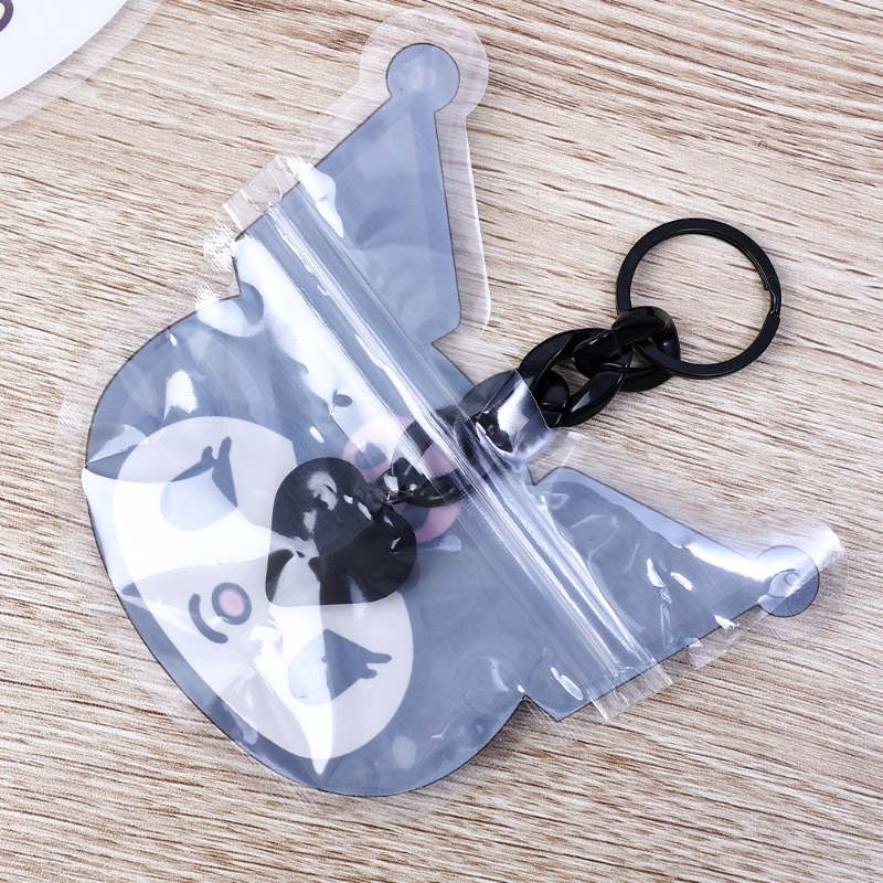 5pcs/set Kreatif Kartun Bentuk Hewan Peliharaan PVC Snack Sealing Bag/Bening Tahan Air Biskuit Permen Packing Kantong/Rumah Multifungsi Penyimpanan Perhiasan Kantong