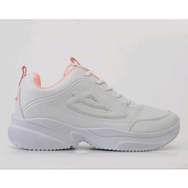 SEPATU SNEAKERS JESSLYN PUTIH PEACH WANITA PUTIH ANDO TREKKERS