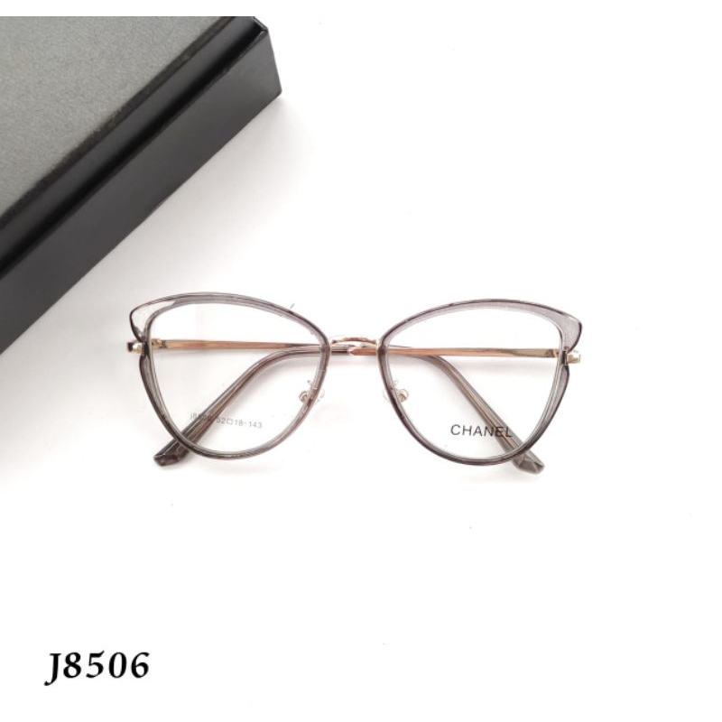 (COD) Frame kacamata cat eye | GRATIS request lensa minus photocromic anti radiasi | kacamata wanita | kacamata hitam | lensa photocromic