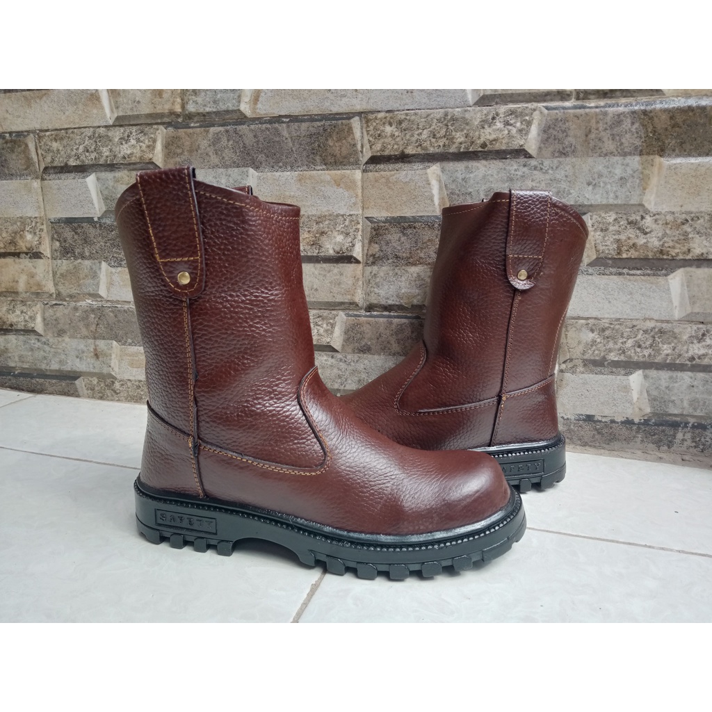 Sepatu Safety Kulit Pria King 805 ( Produksi Sendiri )