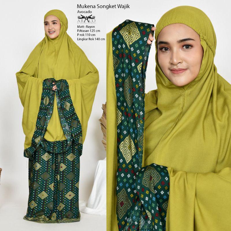 mukena bali songket prada