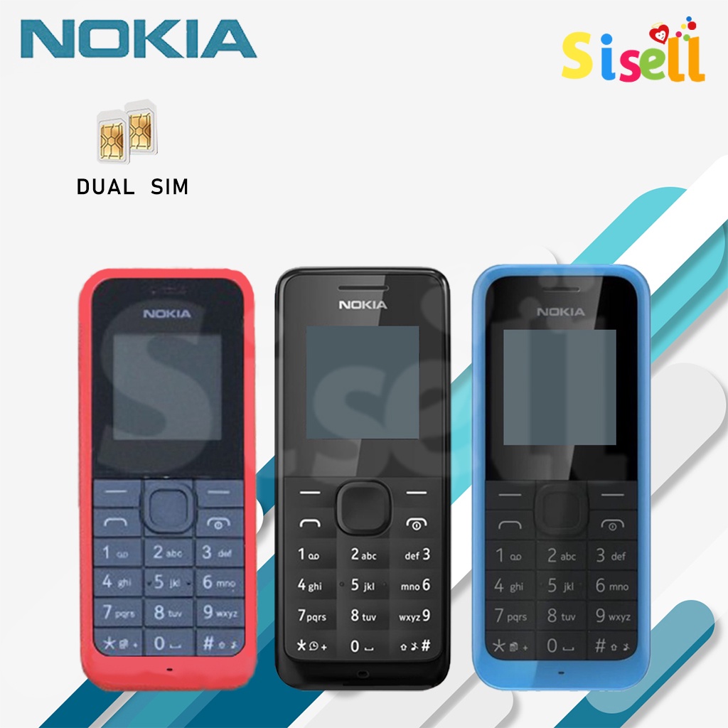 Nokia 105 2016 FM Hp murah Mobile Phone dual SIM