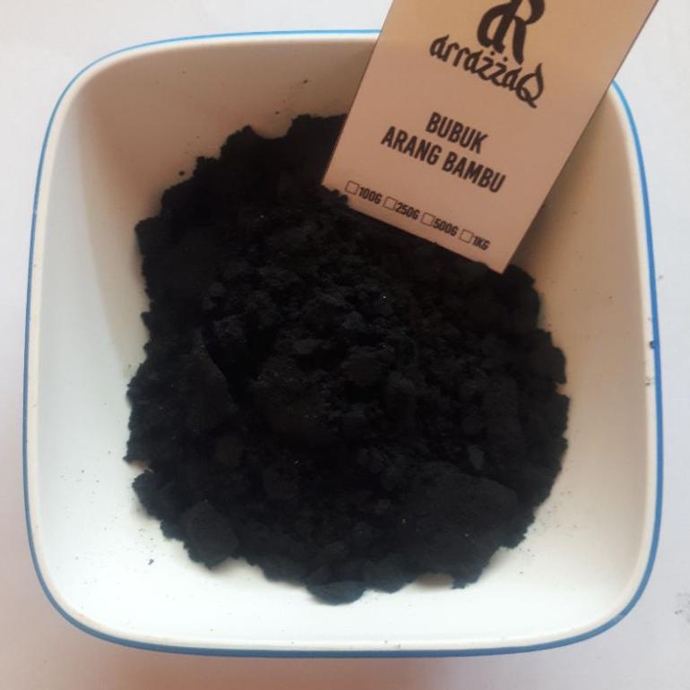 

[V-S8S-㊛] Bubuk Arang Bambu Aktif / Activated Bamboo Charcoal Murni 500 gram_viral