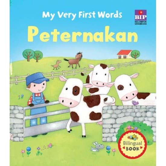 ⭐BISA COD⭐ My Very First Words Peternakan. Buku Anak Usborne - BIP Gramedia