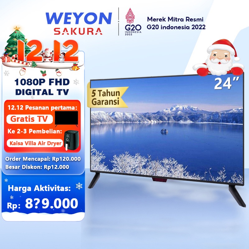 TV LED 24 inch tv Digital tv led 21/22/24/25/27/30 inch Televisi PROMO