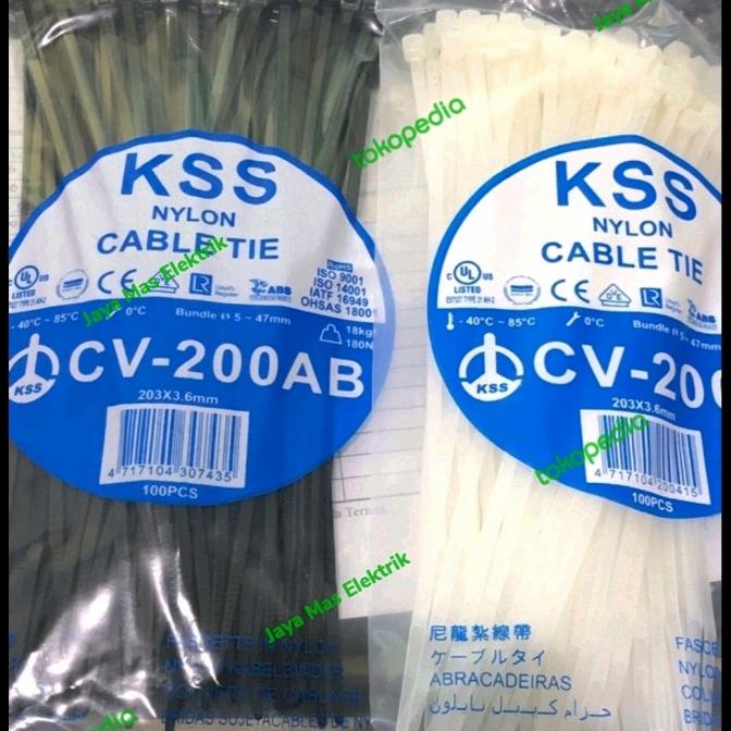 

Kabel Ties Cable Tis 1Pak Isi 100 Kss 10Cm 15Cm 20Cm 30Cm High Quality