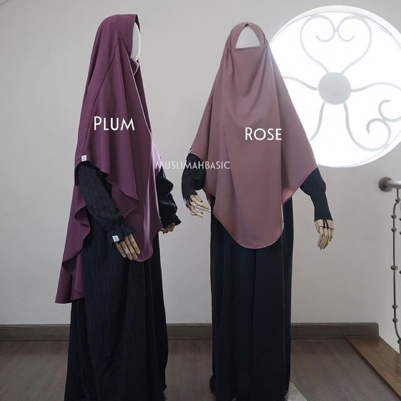 [NWT] Lady FK Instan - Muslimah Basic - French Khimar Instant