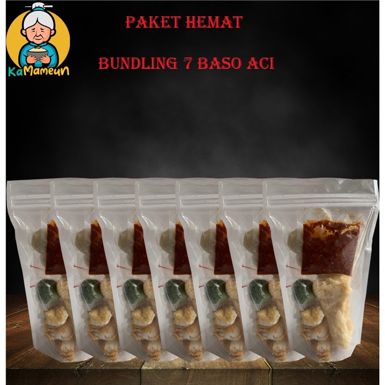 

paket 7 pcs baso aci kamameun