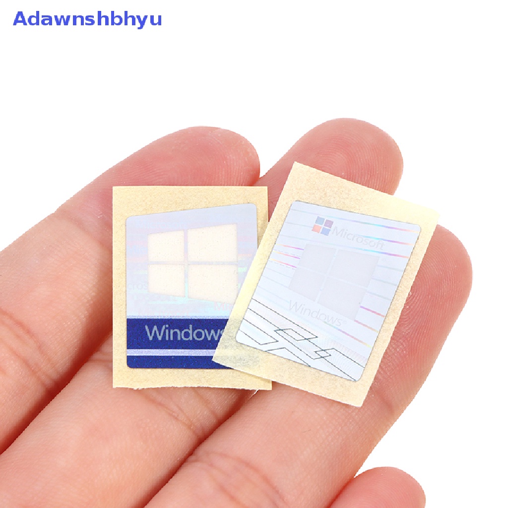 Adhyu 5pcs New Windows10 WIN10 WIN11 Logo Laptop Desktop Decor Sticker Label ID