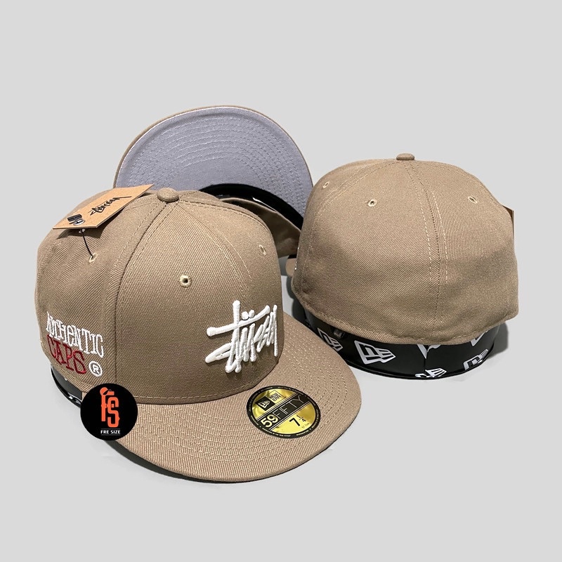 TOPI NEW ERA ORIGINAL 5950 AC STUSSY CAMEL