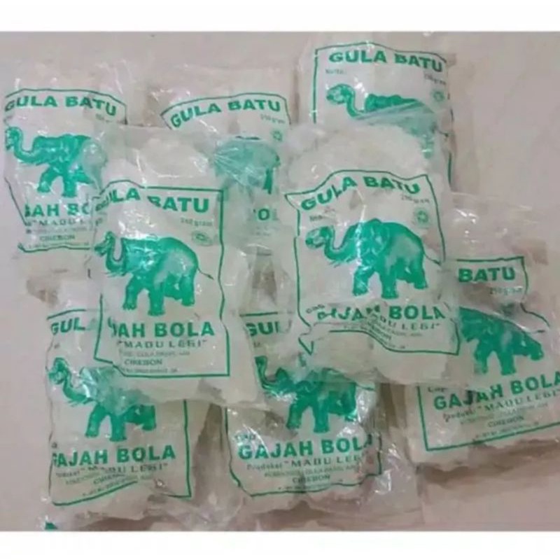 

100% GULA MURNI | Gula Batu Cap Gajah | Lump Sugar 250gr