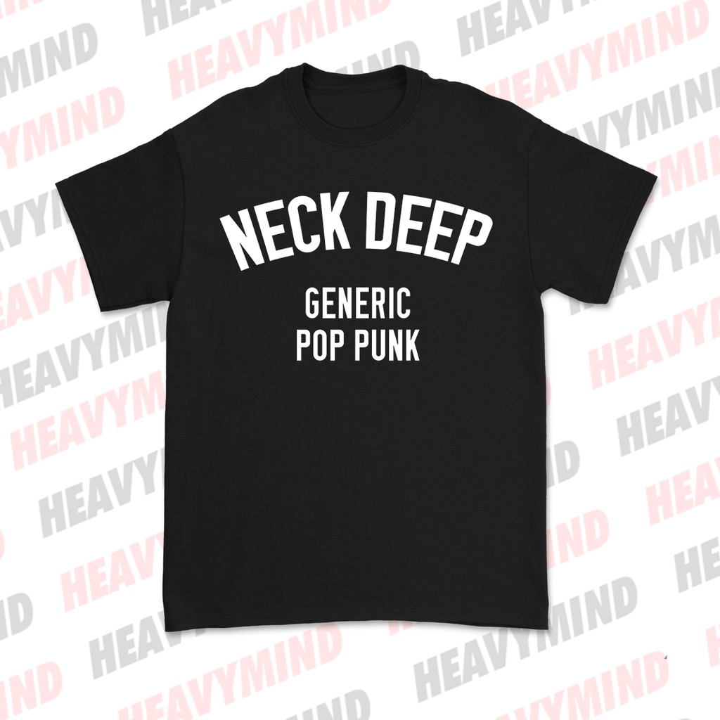 Kaos Band Neck Deep Too Punk for Pop Free Sticker