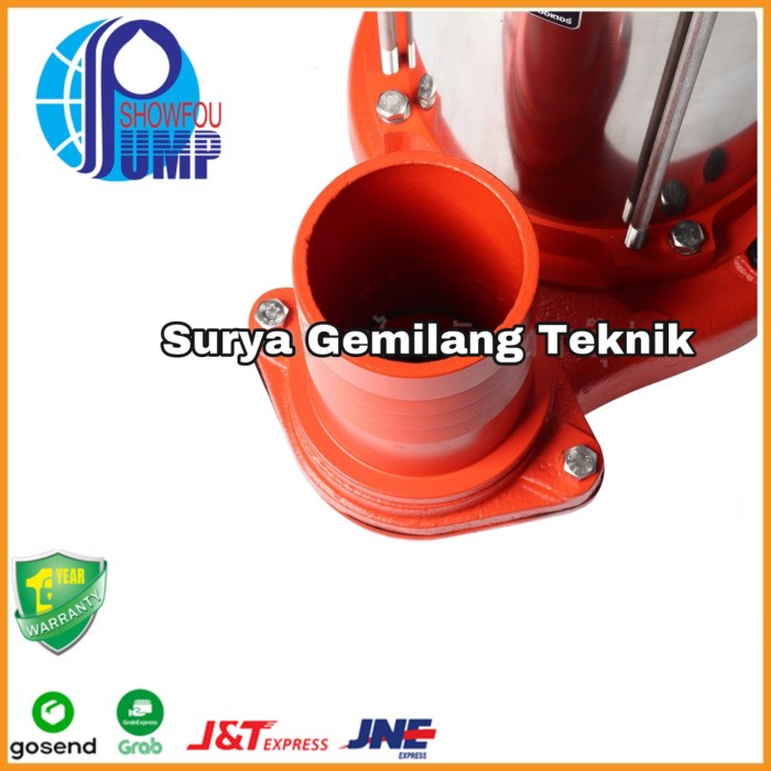 Pompa Celup Submersible Showfou Sh-332 3Hp 3Phase