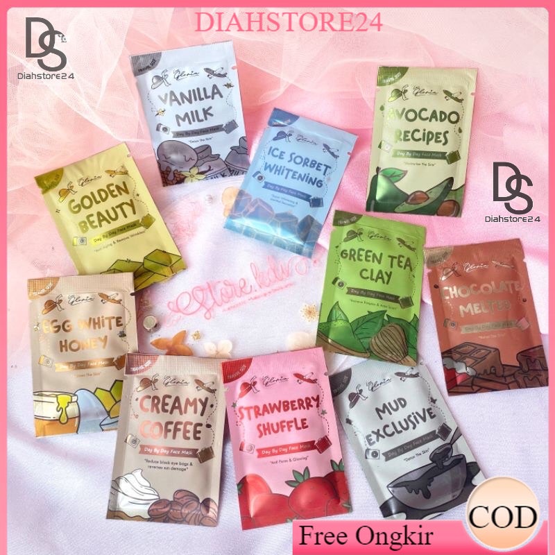 PROMO Masker Bubuk By Lea Gloria 10gr 20gr Travel Size/ Masker Wajah/Terlaris/Terbaru/Readystok/Gros