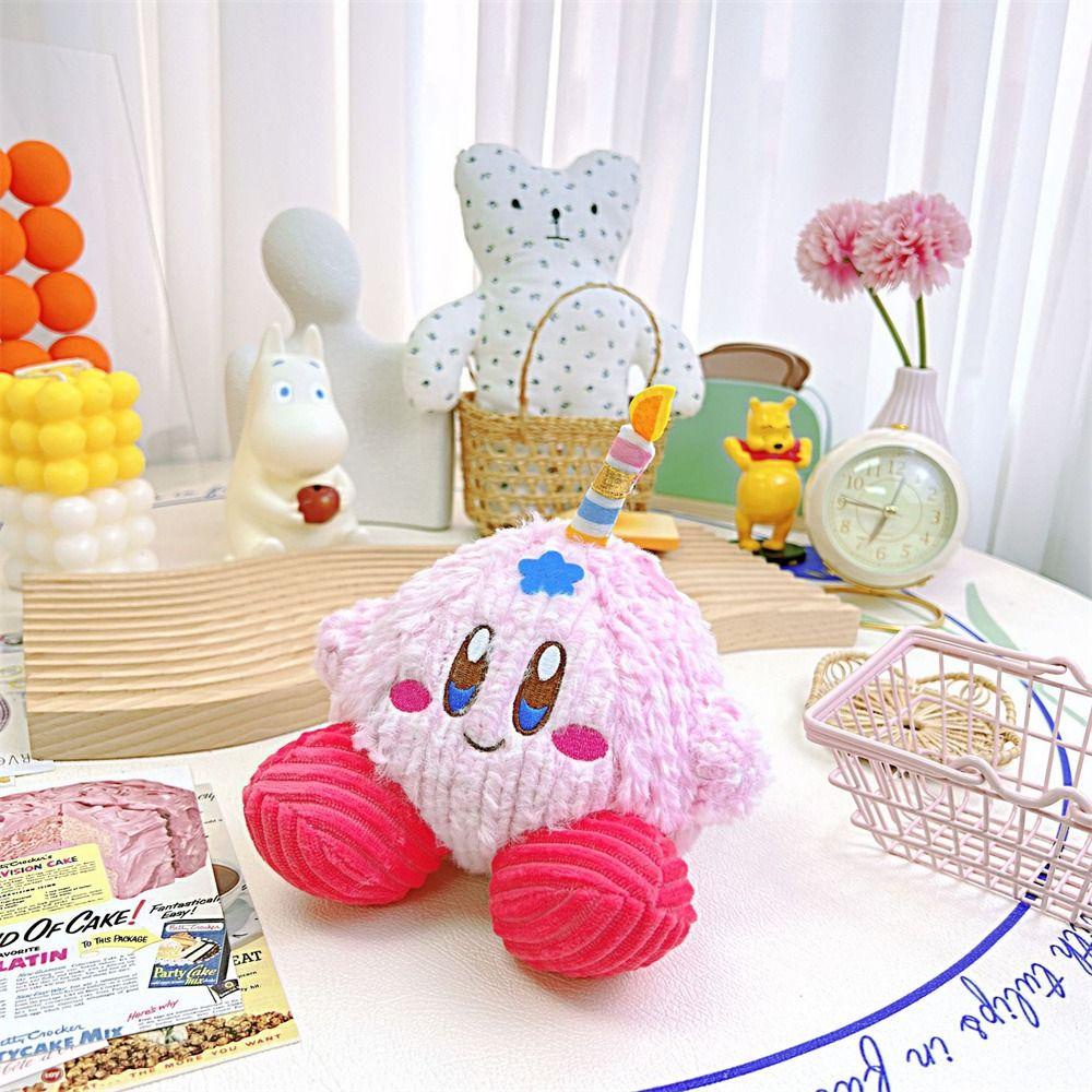 Lanfy Kirby Mainan Mewah Anak Hadiah Kawaii Kartun Untuk Gadis Lembut Dekorasi Kamar Boneka Boneka