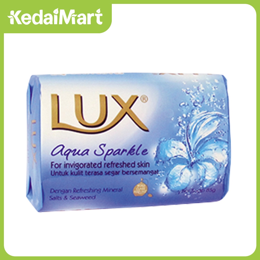 Lux Sabun Mandi Batang Blue Aqua Delight Bar 80 / 75 Gram