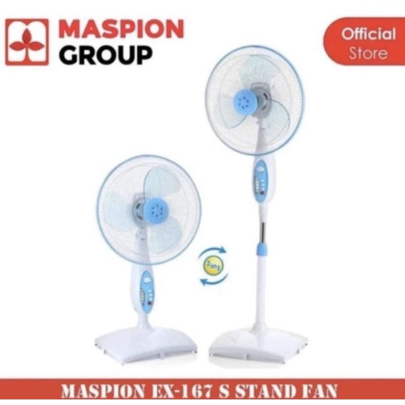 KIPAS ANGIN MASPION EX 167S - STANDFAN MASPION EX 167S - MASPION KIPAS ANGIN BERDIRI 16 INCH - KIPAS