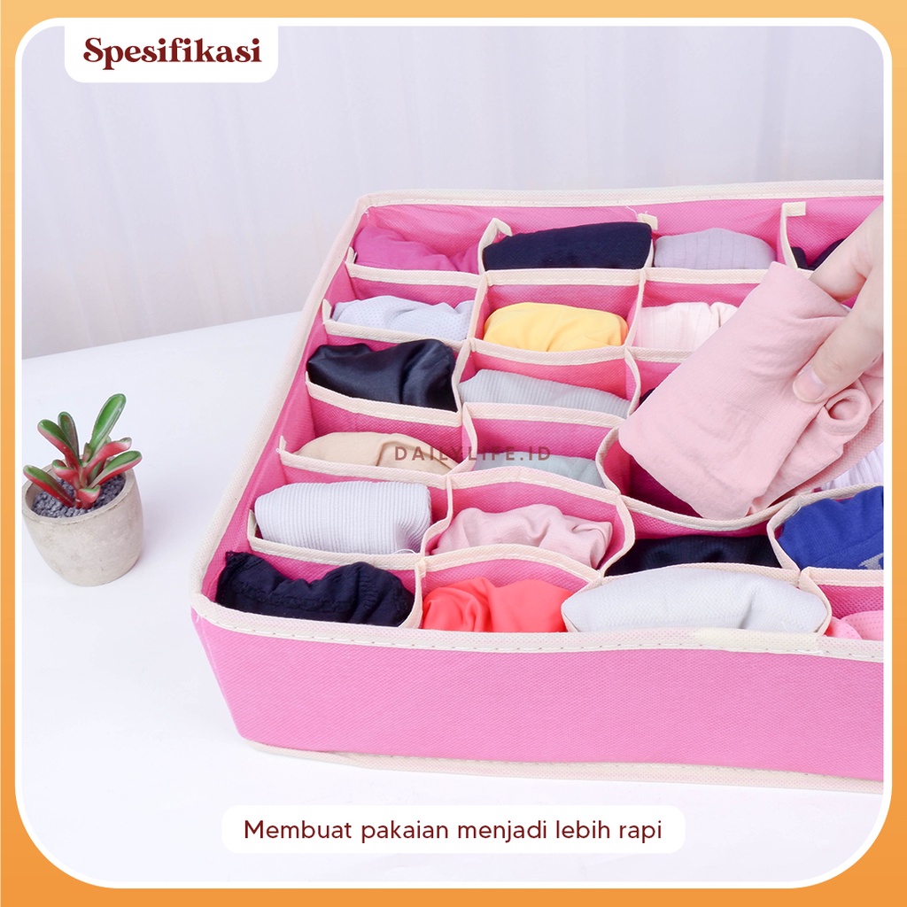 Box Storage Tempat Penyimpanan Underware Serbaguna -BOX-SLT- Dailylifeid