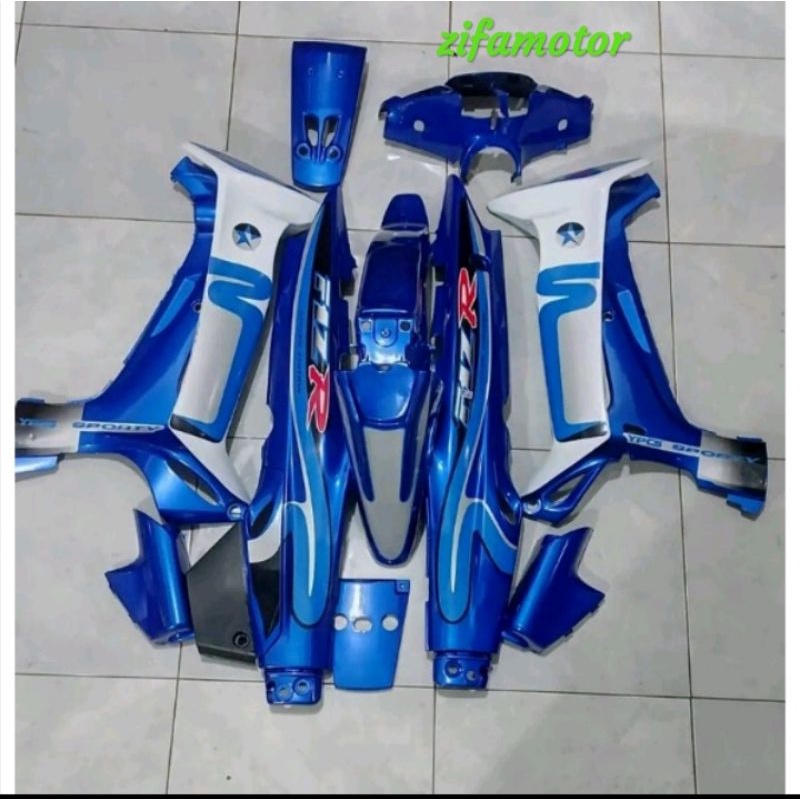 COVER BODY FIZ R FIZ R CALTEX BIRU BODY FULL SET HALUS YAMAHA FIZ R
