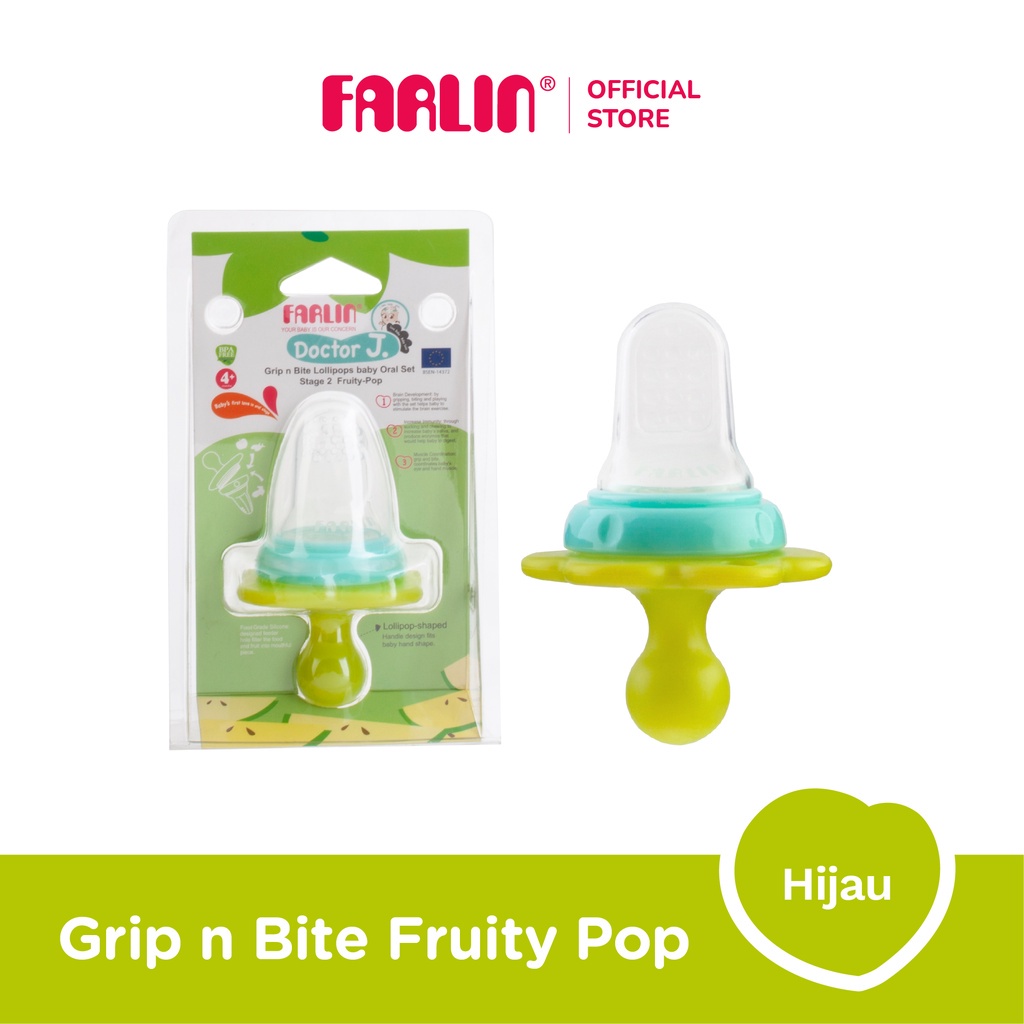 Farlin Grip&amp; Bite Baby Oral Set Stage 2 Fruity Pop