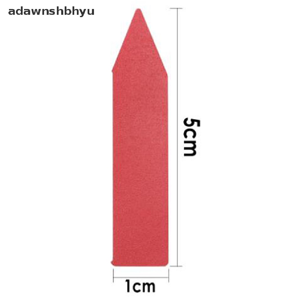 Adawnshbhyu 100pc 5*1cm Label Tanaman Indoor Name Tag Plastik Multicolors ID