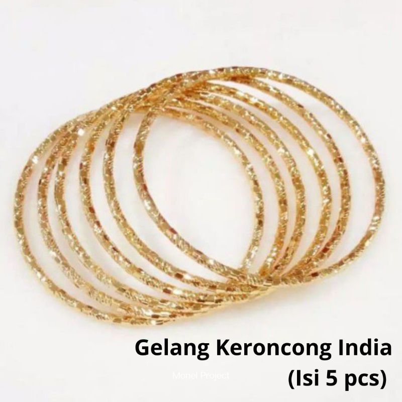 Gelang Anak Keroncong India (Isi 5 Pcs)