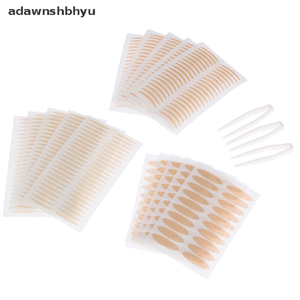 Adawnshbhyu 200pcs Invisible Lace Mesh Double Eyelid Lift Strip Tape Perekat Sticke tweezer ID