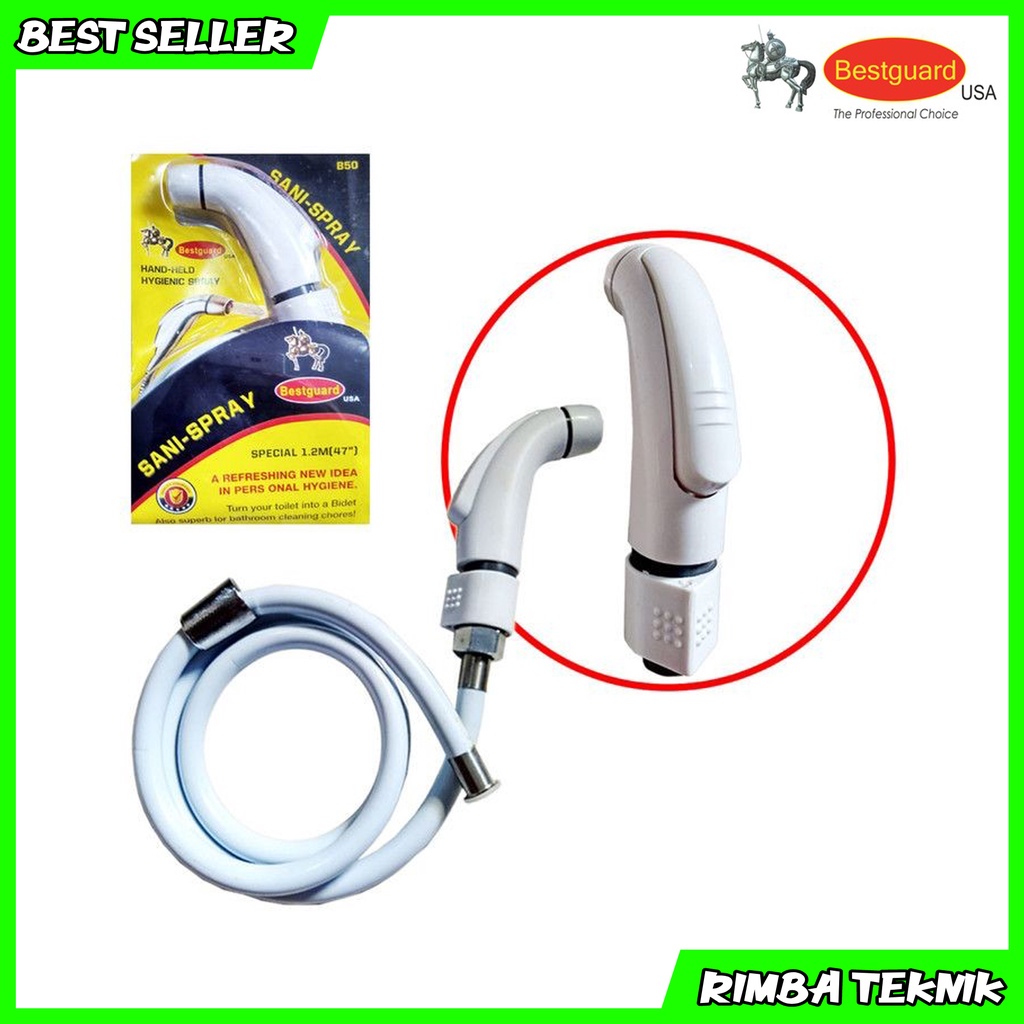 Semprotan Wc Toilet Shower Jet Spray Hand Sani Spray Toilet Bestguard B50