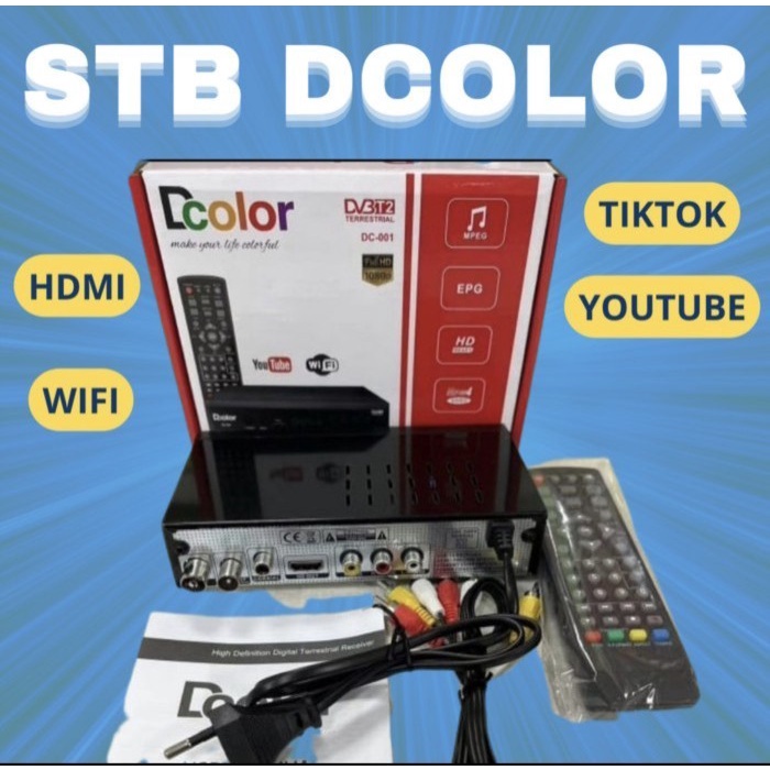 Set Top Box setop box TV Digital DColor STB DCOLOR STB TV DIGITAL