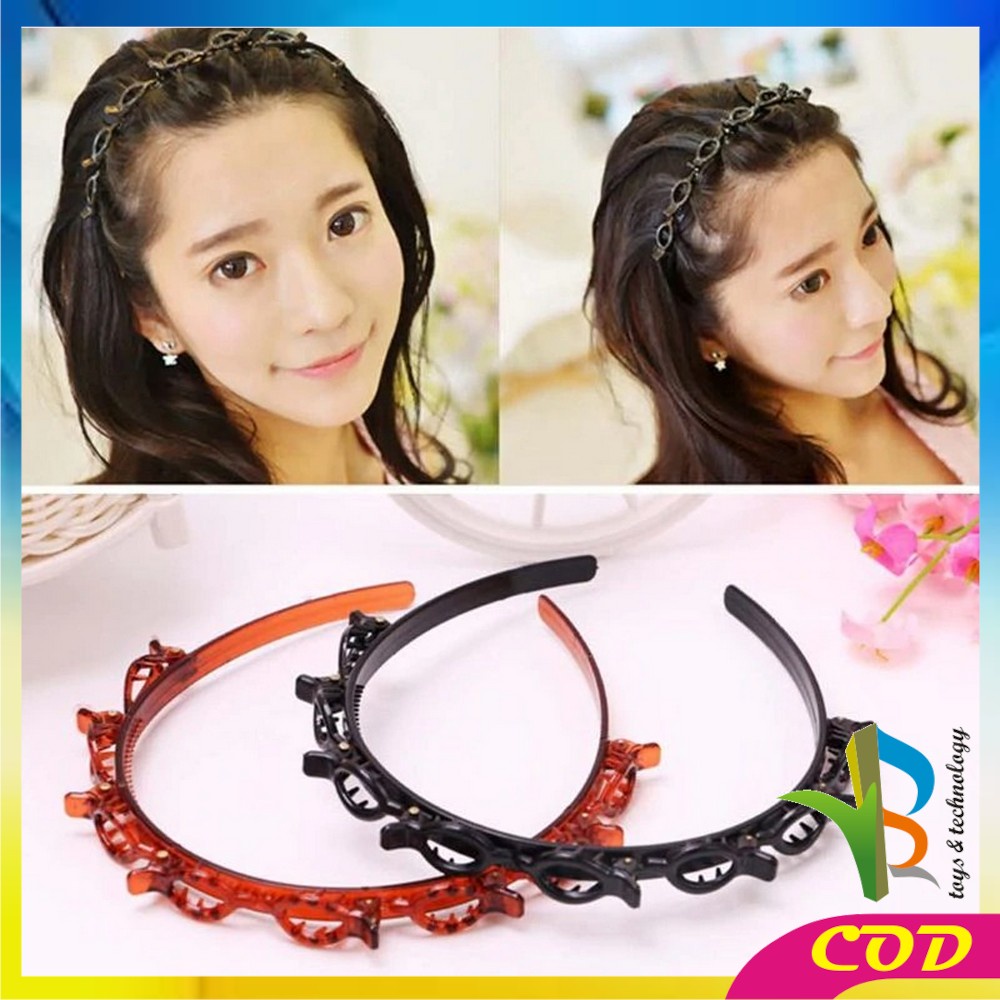 RB-C71 96 Headband Bando Korea Style Bandana Polos Bendo Kain Motif Impor / Bando Jepit Rambut