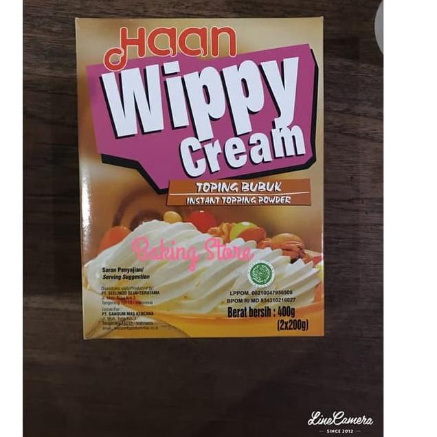 

GROSIR_JAKARTA Haan Wippy Cream - Whipped Cream 400gr
