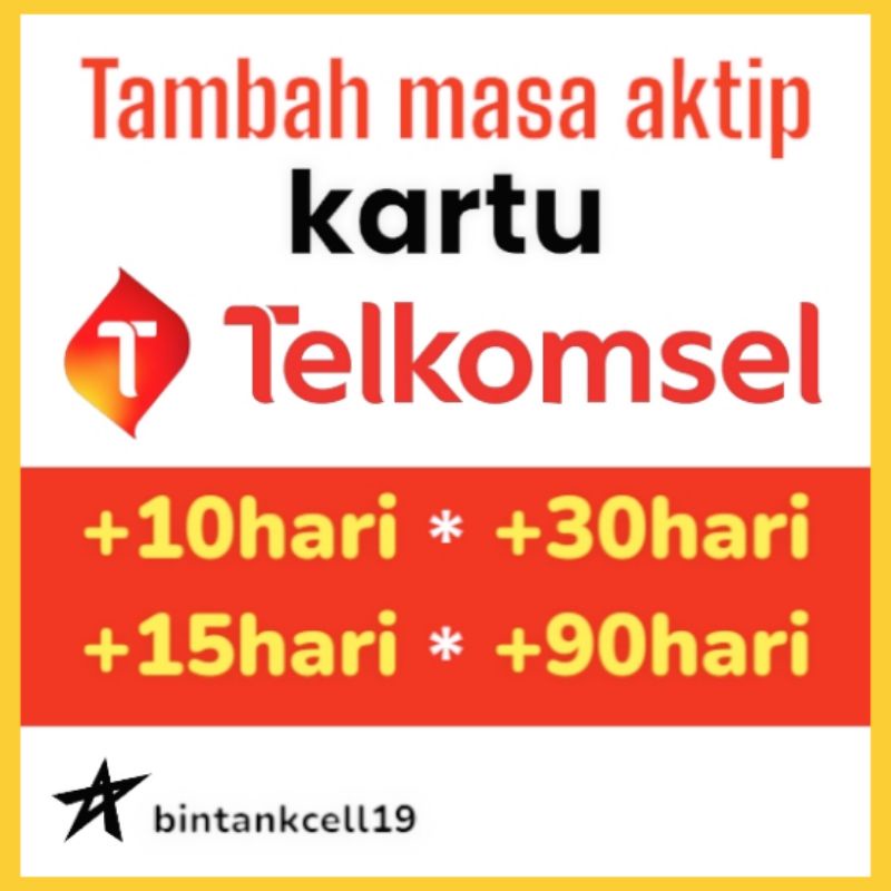 Perpanjang tambah masa aktif kartu telkomsel