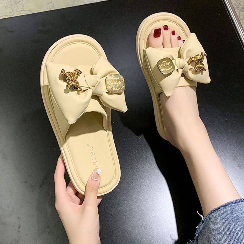 MYSTYLE Cutey Korea Design Slip Sandal Fashion Wanita Import