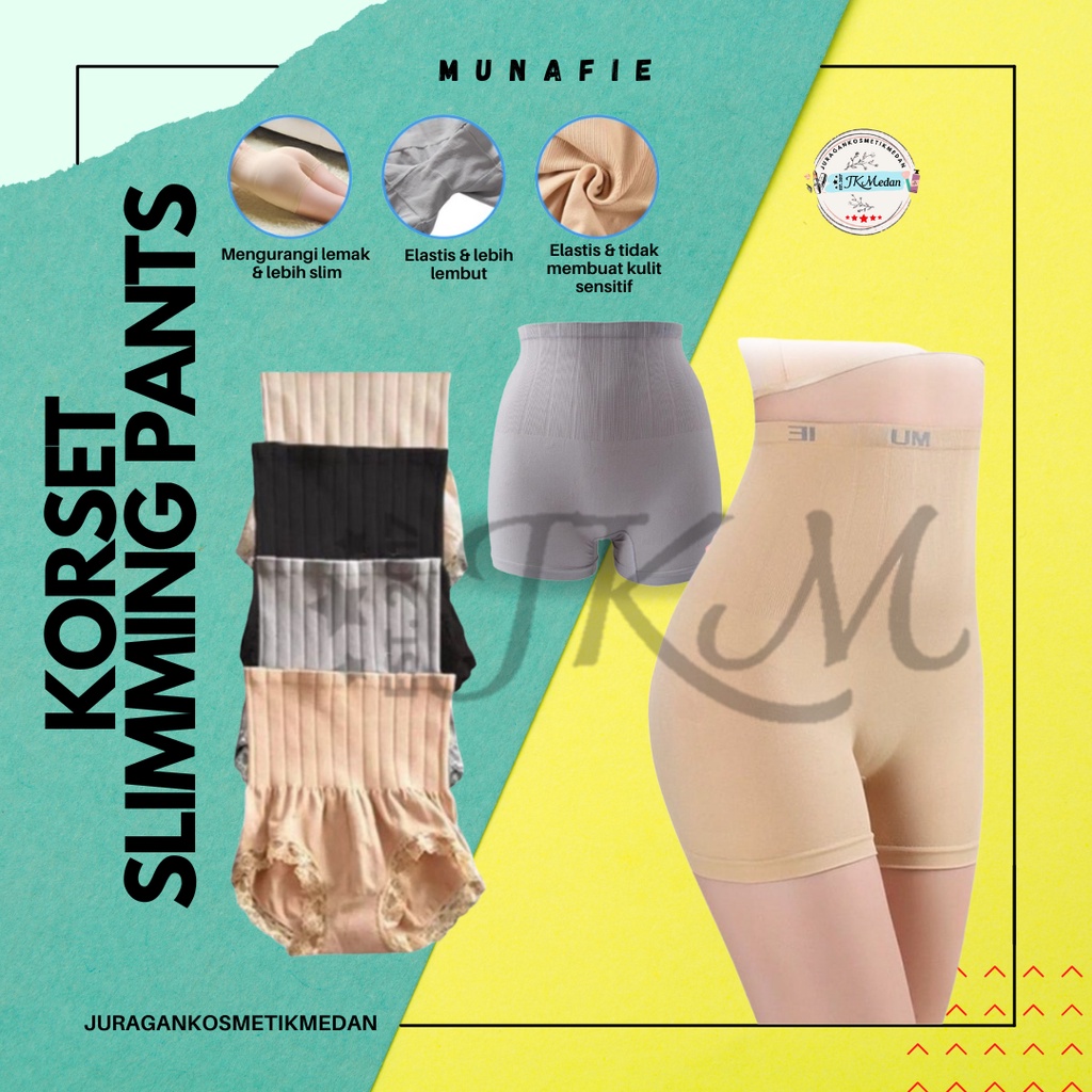KORSET SLIMMING PANTS SLIMING ORIGINAL CELANA KORSET CD WANITA PENGECEIL PERUT IMPORT MURAH CELANA DALAM KORSET