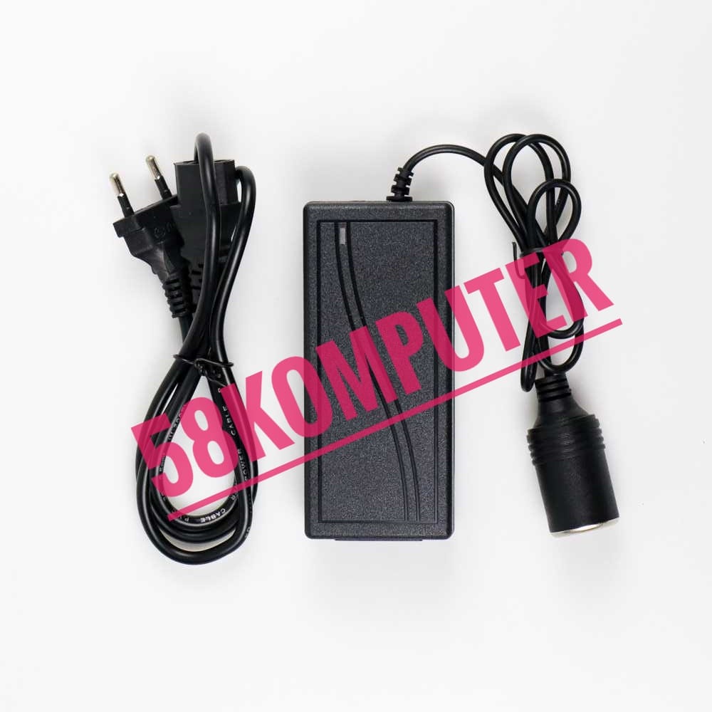 Adaptor Converter Adapter AC/DC 220V AC To 12V DC 5A 10A Socket Lighter Adaptor Ac Ke Dc 12v Lighter Socket Power Mobil EU