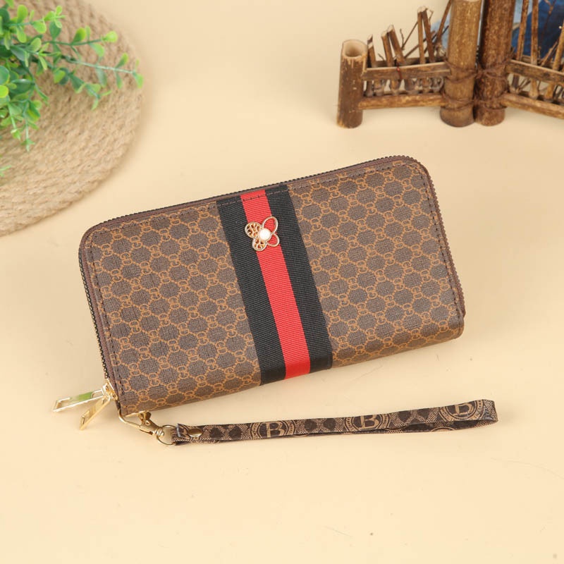 AND / COD / Dompet Panjang Wanita Import Dompet Zipper Perempuan Motif Cantik Dompet Wanita Murah Dompet Jalan Cewek Fashion Casual D101