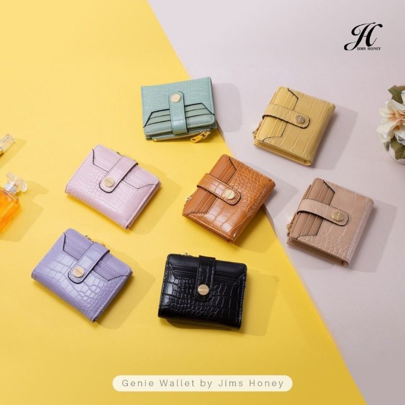 JIMS HONEY GENIE WALLET, dompet koin, dompet kecil, dompet lipat, dompet wanita ori