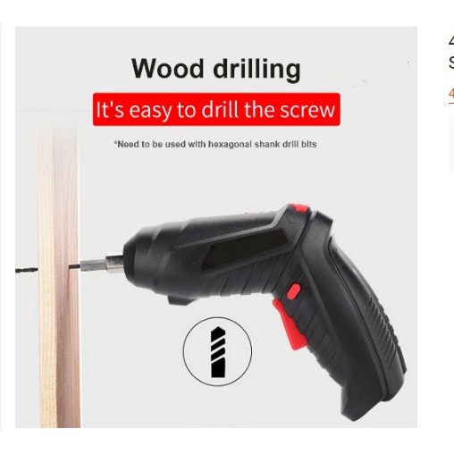 Mesin Bor Cordless mini 48pcs Set Screwdriver Baterai