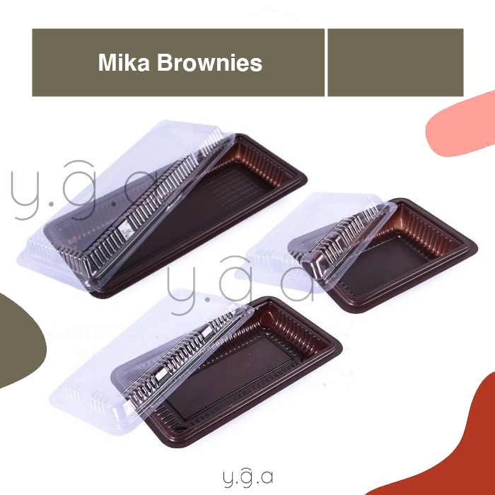 Mika Brownies / Tempat Plastik Kue