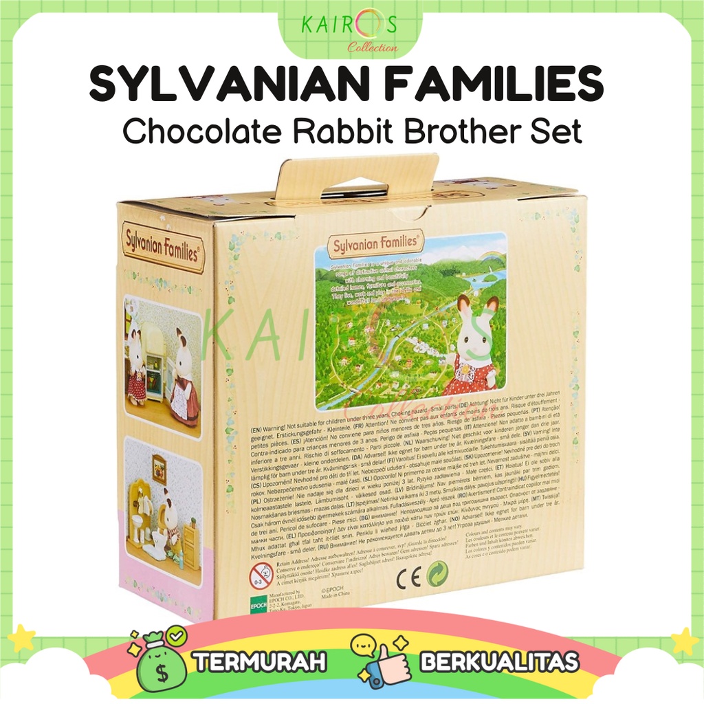 Sylvanian Families Chocolate Rabbit Brother Set