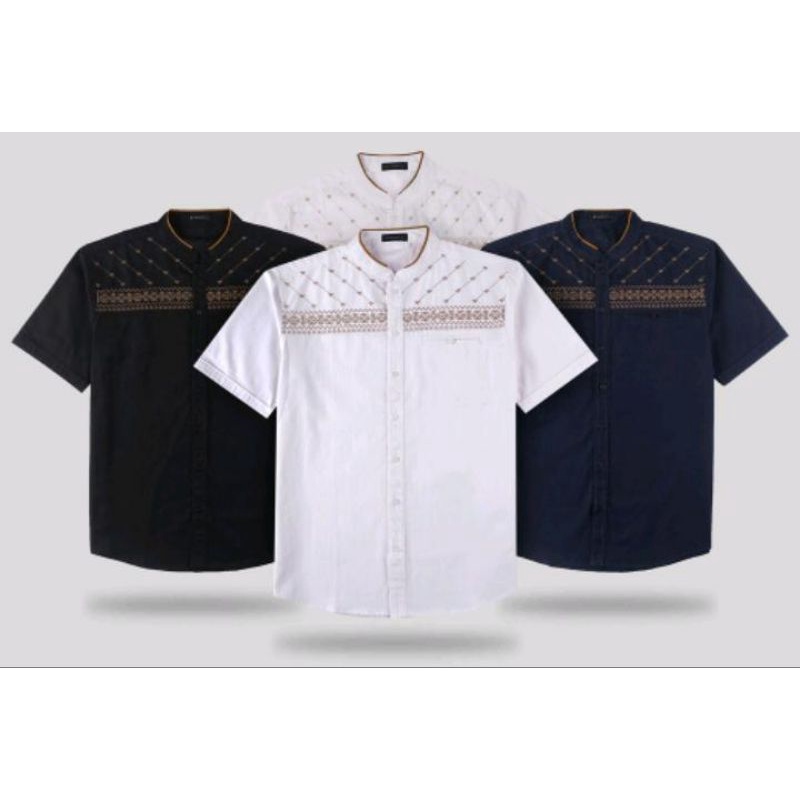 KOKO PRIA JASUKE BAJU KOKO PRIA JASUKE MATT KATUN BAJU KOKO PRIA PUTIH (koko bordir) JASUKE MATT KAT