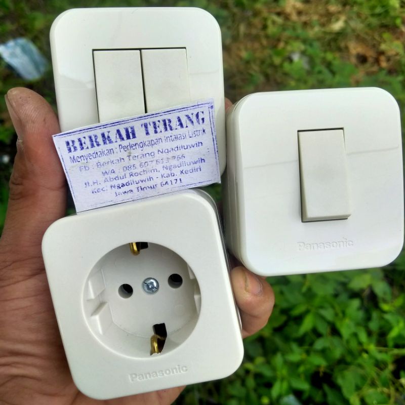 Panasonic tempel saklar stop kontak panasonic