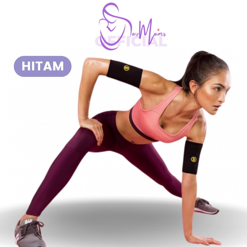 Korset Pengecil Lengan Hot Shaper Arm Perlengkapan Olahraga Deker Lengan Sepasang