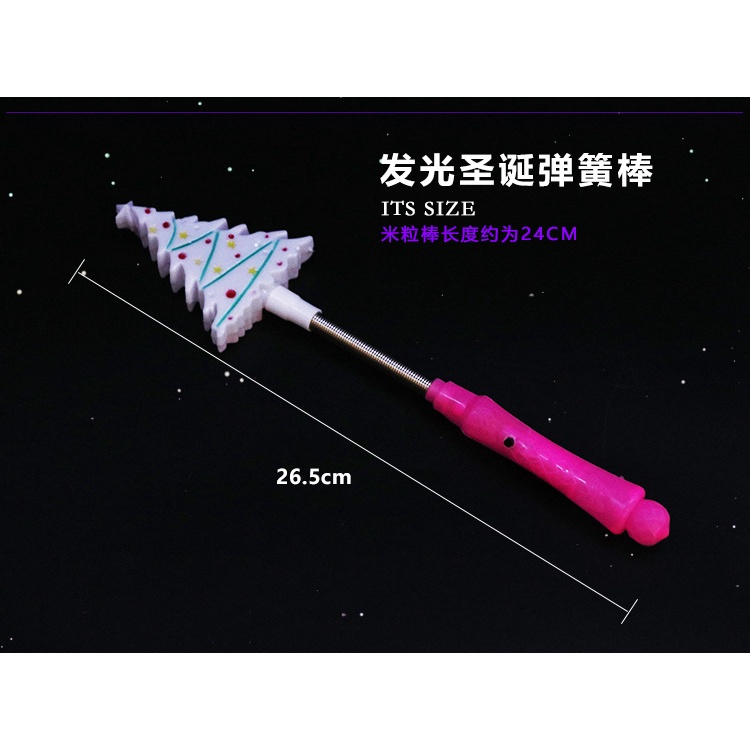 Serenity Christmas Spring Stick LED Children / Spring Stick Lucu Import - SSN01