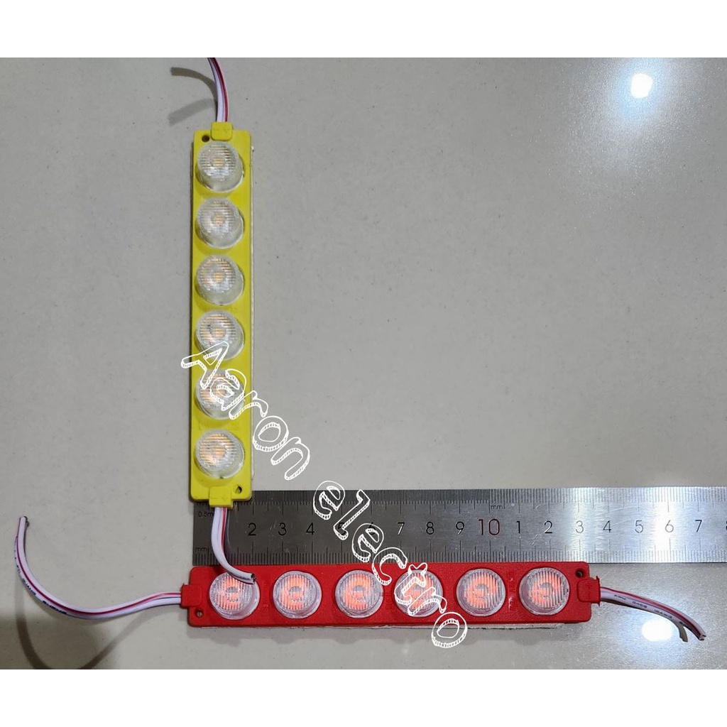 Lampu Led 6 Mata Warna 12V