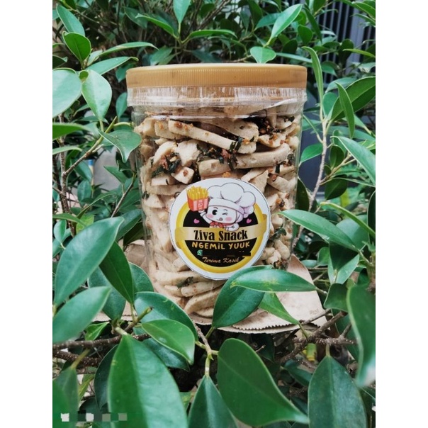 

BASRENGstik Asin gurih daun jeruk kemasan toples 250grm