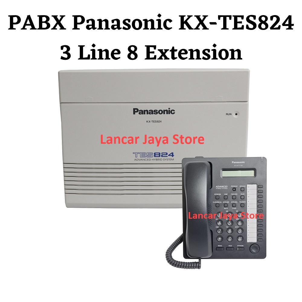 Panasonic Basic Package PABX TES824 - White