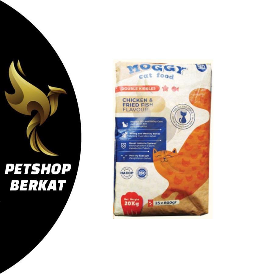 Makanan Kucing MOGGY CAT FOOD 20kg