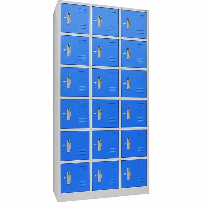 

TERBARU LOKER LOCKER LEMARI KABINET BESI 18 PINTU KOZURE KL-18 SALE