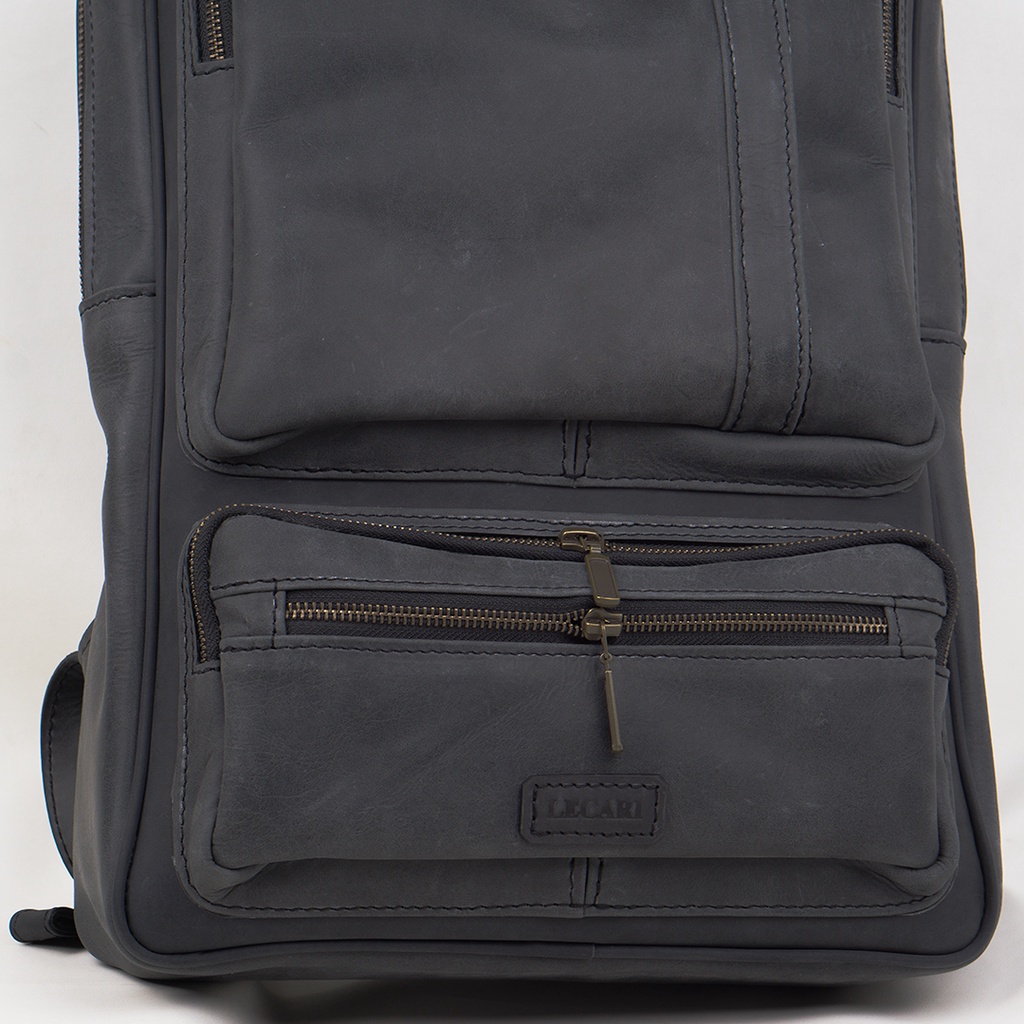 Mahameru Tas Ransel Pria Kulit Asli Back Pack Leather Lecari